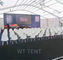 पारदर्शी घुमावदार मार्की टेंट विंडप्रूफ कवर स्पैन आकार 12 मीटर - 40 मीटर