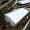 आउटडोर समारोह के लिए बड़ा एल्यूमीनियम आर्कम टेंट पारदर्शी पीवीसी छत