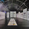 कला प्रदर्शनी के लिए 20x60 जंगम बहुभुज तम्बू सफेद हवा लोड संरचना