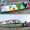 6 x 6 मीटर रंगीन स्प्रिंग टॉप मार्की विज्ञापन प्रिंटिंग रूफ कवर