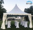 शादी के रिसेप्शन के लिए बाहरी चंदवा पैगोडा इवेंट तम्बू यूवी प्रतिरोधी आईओएस