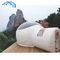 6 मी आउटडोर Inflatable जियोडेसिक डोम टेंट पारदर्शी पीवीसी कवर 80 - 100 किमी / एच विंडलोड