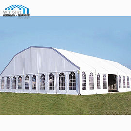 सफेद दीवार विंडोज कार घटनाओं के उपयोग के साथ 15 मीटर वाइड अनोखा बहुभुज तम्बू